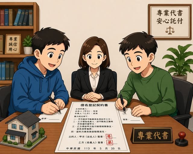 兄弟情深，卻卡在房產轉名？談「借名登記」