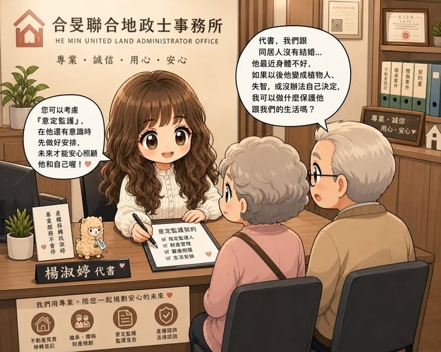 意定監護：沒有結婚，但法律上愛需要先安排