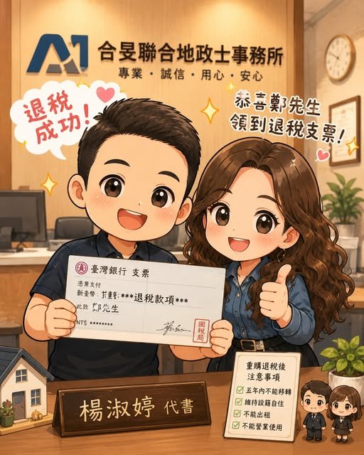 重購退稅後，別忘了五年的限制