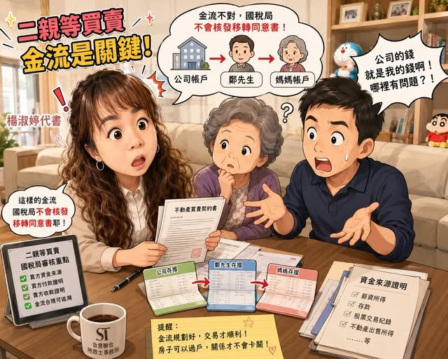 二親等買賣，最怕的不是稅，而是金流