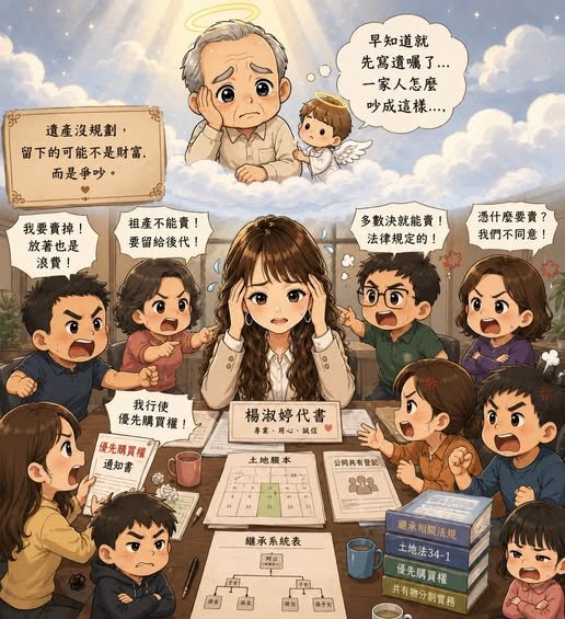 一紙遺囑，可能省下的是下一代的眼淚