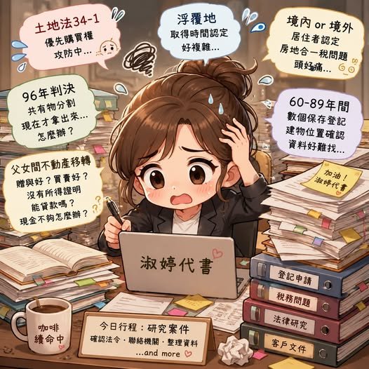 最近代書怎麼都沒有發文？